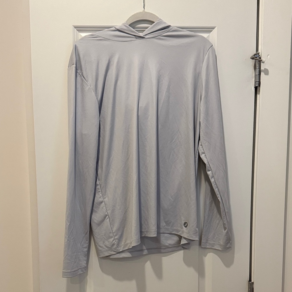 Light Gray Long Sleeve Hoodie
